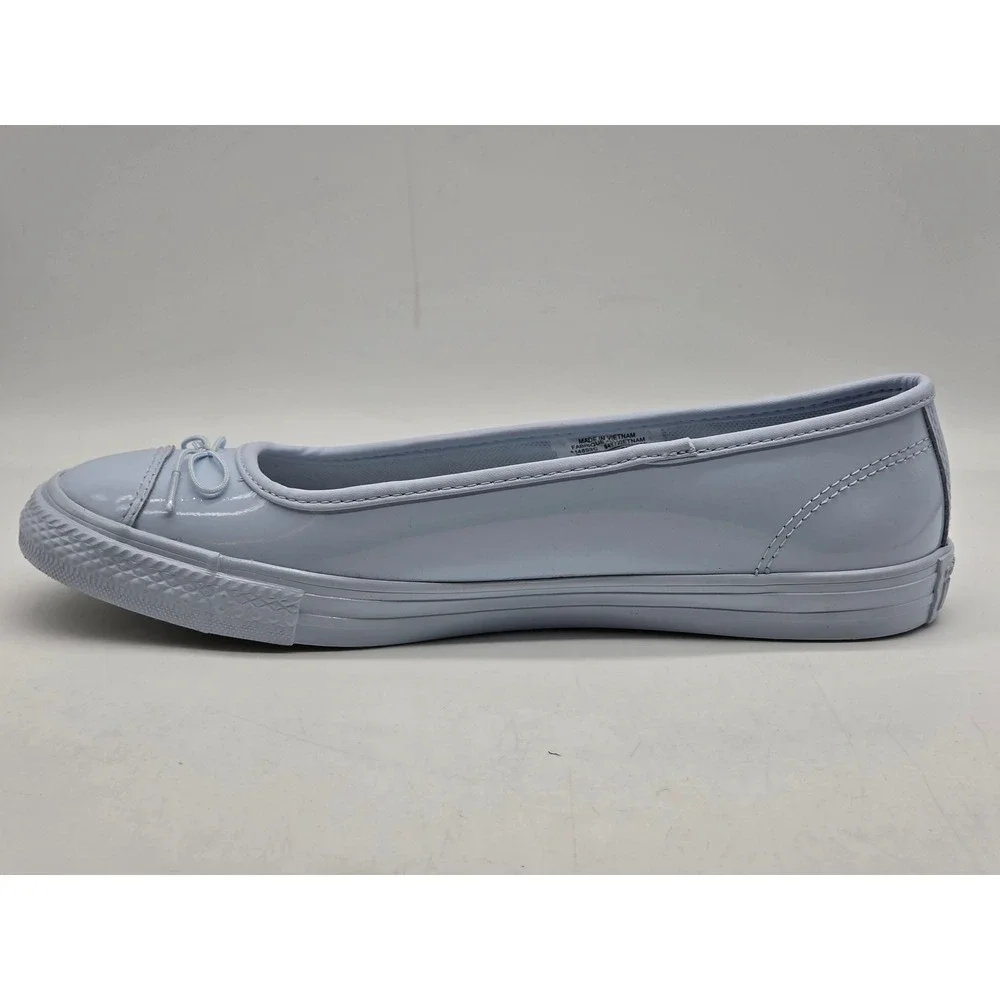 Converse CTAS Dainty Ballerina Shoes Women 9 Blue Patent Leather A14853C